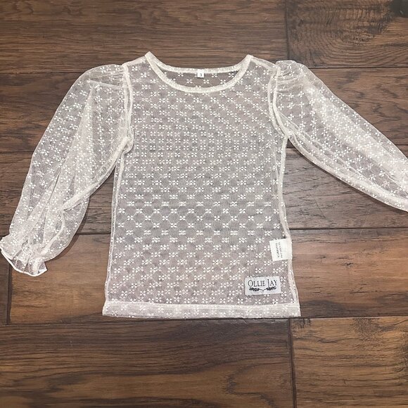 EUC Ollie Jay Red Velvet Jumper/White Lace Shirt Set - Picture 4 of 5